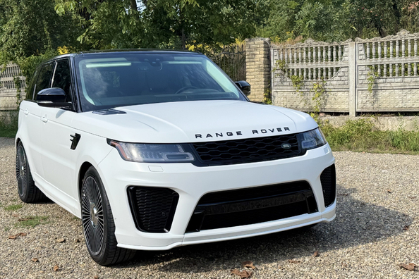 Range Rover Sport L494 2018–2022: montage van SVR-bodykit – ons werk Foto 20