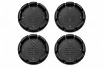 Zwarte naafdoppen / wielnaafkappen (56×52 mm, set van 4) foto 2