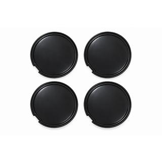 Zwarte naafdoppen / wielnaafkappen (56×52 mm, set van 4) foto 1