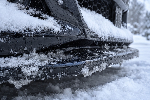 Bumperlip in de winter: zo breekt hij niet en wat te doen bij een scheur
