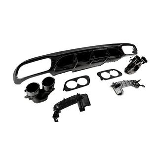 Achterdiffuser met uitlaatsierstukken E53-Design Black (voor Base) Mercedes E-class W213 2016–2023 foto 3