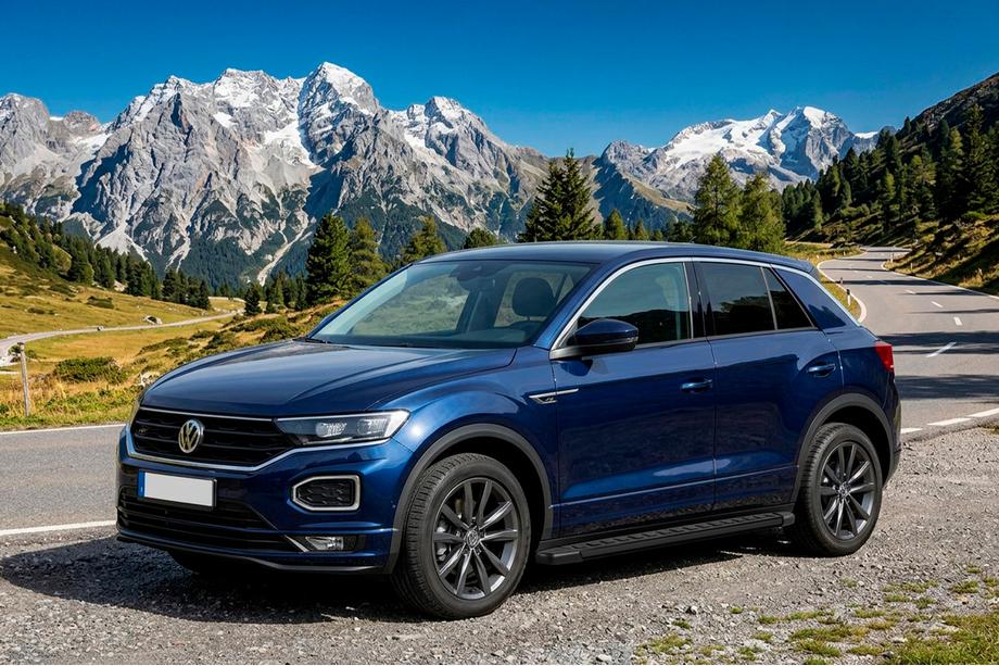 Volkswagen T-Roc 2017–2025 Side steps Fullmond Black (2 stuks, aluminium) Foto 1