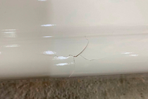 Volkswagen Caddy 2010–2015 Uitverkoop ABS-spoiler (glans wit) foto 3
