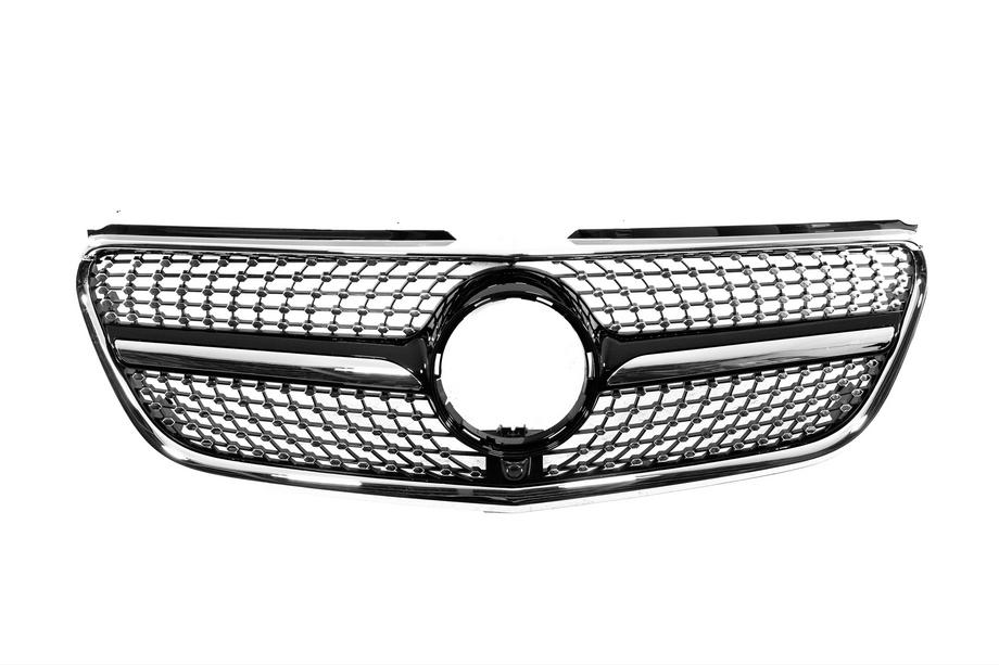 Mercedes Vito/V-klasse W447 2014– Voorgrille Diamond Black (2014-2023 voor Vito W447) Foto 1
