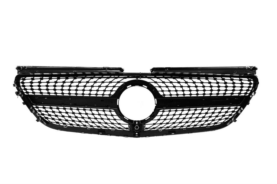 Mercedes Vito/V-klasse W447 2014– Voorgrille Diamond Black (2014-2023 voor Vito W447) Foto 5