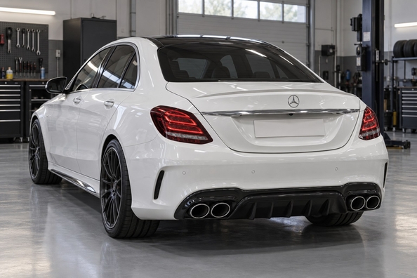 Mercedes C-Class W205 in W206- of C63 AMG-stijl: facelift & bodykit – wat past echt