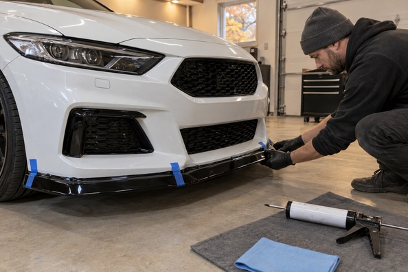 Kun je in de herfst en winter spuiten en een bodykit monteren: temperatuur, droogtijd van primer en lijm