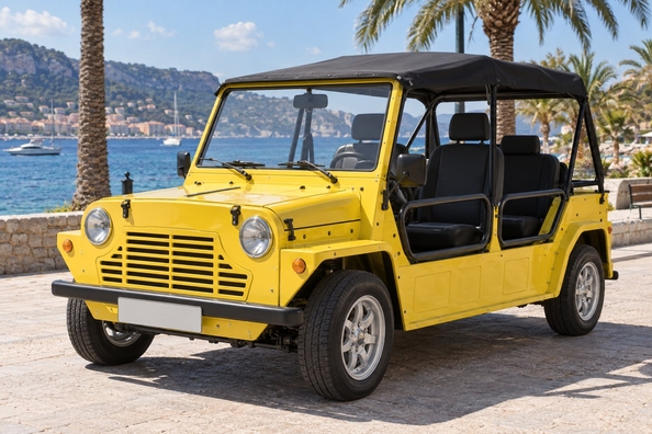 Nieuwe generatie Electric MOKE: strand-EV met dubbele actieradius Foto 2