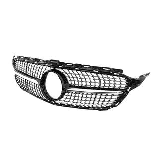 Voorgrille Diamond Black (voor Avantgarde/AMG-Line/C43 AMG) Mercedes C-klasse W205 2014–2021 foto 2