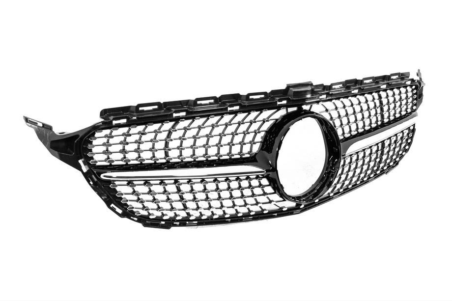 Mercedes C-klasse W205 2014–2021 Voorgrille Diamond Black (voor Avantgarde/AMG-Line/C43 AMG) Foto 3