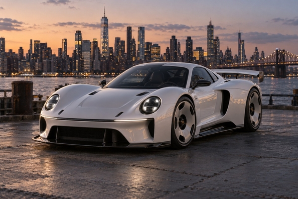 Porsche Mission S: supercar met middenmotor boven 911 — wat Porsche liet zien en wat bekend is over de motor Foto 2