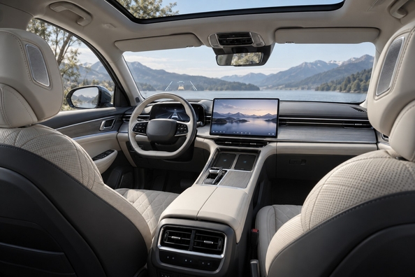 Geely Monjaro EM-i: Geely plug-in hybride voor Europa, concurrent van Skoda Kodiaq Foto 1