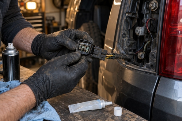Tuning LED-achterlichten in de herfst: condens, melding ‘lamp defect’ en geoxideerde stekkers—wat te doen Foto 1