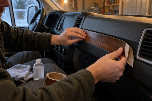 Dashboardstrips bij vorst: waarom ze barsten en loslaten en hoe je ze in de herfst monteert Foto 2