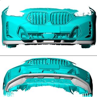 Carbon front bumper lip (voor M-Sport 2023+) BMW X6 G06 2019–2027 foto 2