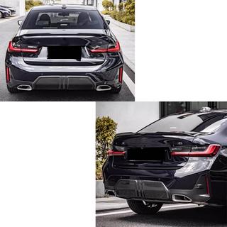 Achterbumper diffuser (voor G20 2022+, carbon) BMW 3 Serie G20/G21 2018– foto 2