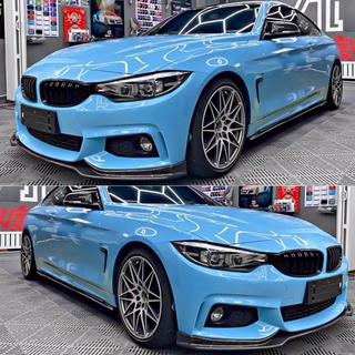 Frontbumper lipspoiler Lip V4 (voor M-Sport, carbon) BMW 4 Serie F32/F33/F36 2012–2020 foto 3