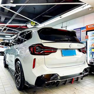 Achterbumperdiffuser (voor F97, carbon) foto 1