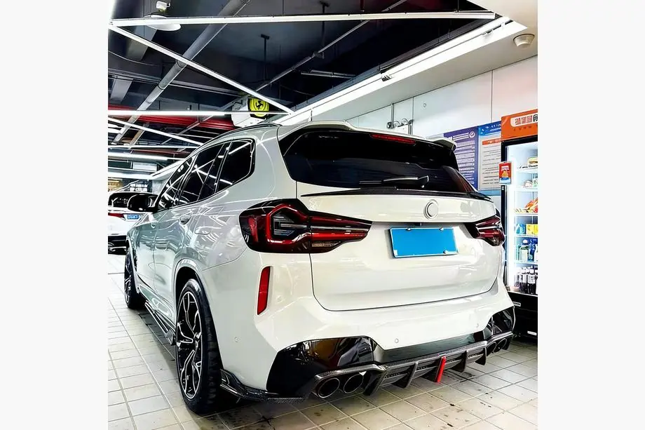 BMW X3 G01 2018– Achterbumperdiffuser (voor F97, carbon) Foto 1
