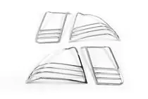 Honda Civic Sedan VII 2001–2006 Achterlichtcovers (set van 2, kunststof) foto 3