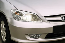 Honda Civic Sedan VII 2001–2006 Koplampcovers (set van 2 stuks, kunststof) foto 1