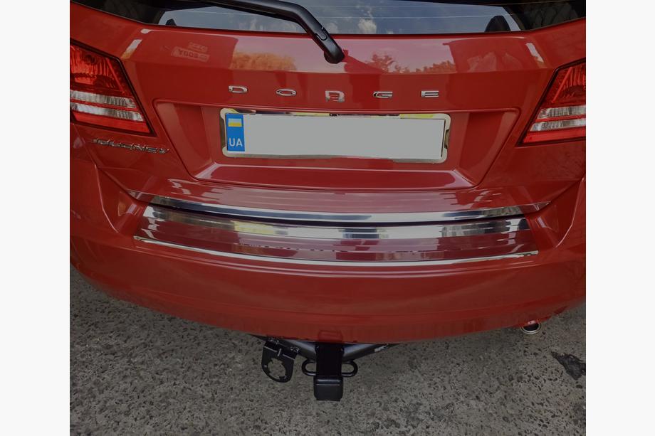 Fiat Freemont 2011–2016 RVS sierlijst voor achterbumper Carmos (RVS) Image