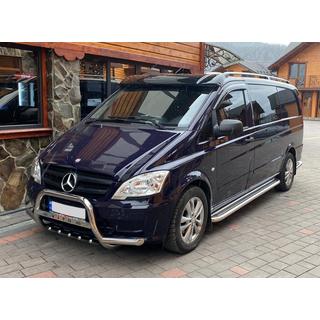 Voorruitvizier (zwart hoogglans, 5 mm) Mercedes Vito W639 2004–2014 foto 3