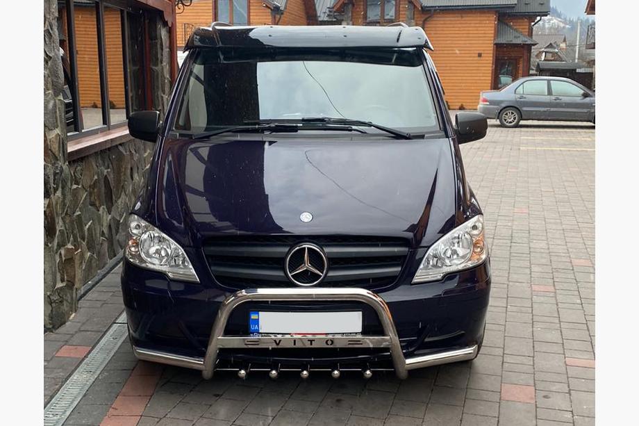 Mercedes Vito W639 2004–2014 Voorruitvizier (zwart hoogglans, 5 mm) Foto 4