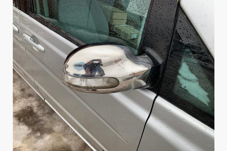 Mercedes Viano 2004–2014 RVS spiegelkappen (2004-2010, Viano, 2 stuks) Foto 4