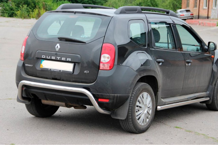 Renault Duster 2008–2017 RVS achterbeschermbeugel Image
