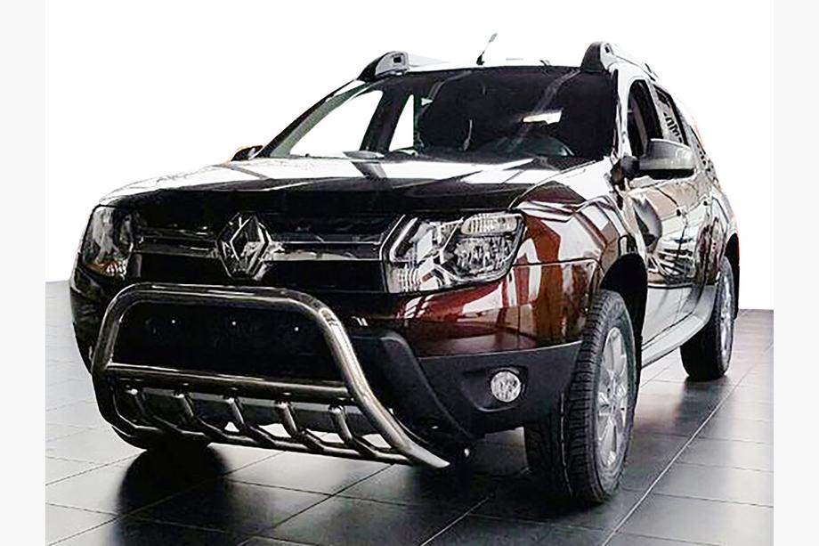 Dacia Duster 2008–2018 Bullbar zonder opschrift WT003 (RVS) Foto 1