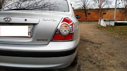 Hyundai Elantra (XD) 2000–2011 Achterlichtcovers (2 stuks, kunststof) foto 5