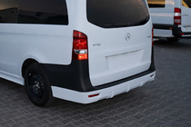 Mercedes Vito/V-klasse W447 2014– Achterbumper diffuser V1 (spuitklaar) foto 1