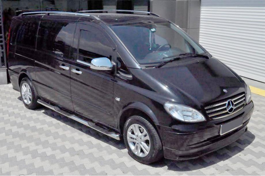 Mercedes Vito W639 2004–2014 Sidebars (2 stuks, RVS) d70, korte/middellange wielbasis (L1/L2) Image