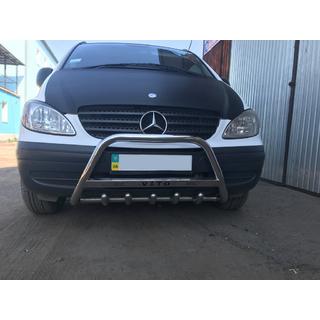 Bullbar 60 mm (RVS) Mercedes Vito W639 2004–2014 foto 2