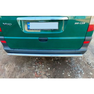 Achterbeschermbeugel AK002 (RVS) Mercedes Vito W639 2004–2014 foto 3