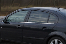 Mazda 3 2003–2009 Raamomlijsting (4-delig, RVS) Hatchback foto 1