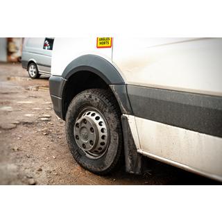 Brede wielkastverbreders (4 stuks, zwart) Mercedes Sprinter W906 2006–2018 foto 4