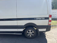Volkswagen Crafter 2006–2016 Brede wielkastverbreders (4 stuks, zwart) foto 17