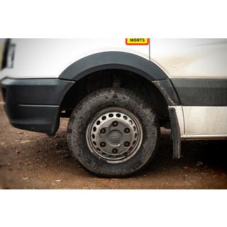 Brede wielkastverbreders (4 stuks, zwart) Volkswagen Crafter 2006–2016 foto 1
