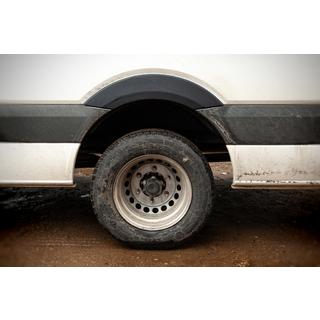 Brede wielkastverbreders (4 stuks, zwart) Volkswagen Crafter 2006–2016 foto 2