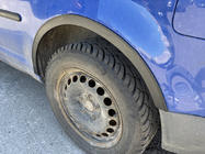 Volkswagen Caddy 2004–2010 Wielkastlijsten (mat zwart) Lange wielbasis (kunststof) foto 10