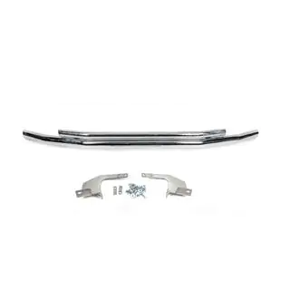 Dubbele bullbar voorzijde 60/48 mm (RVS) foto 2