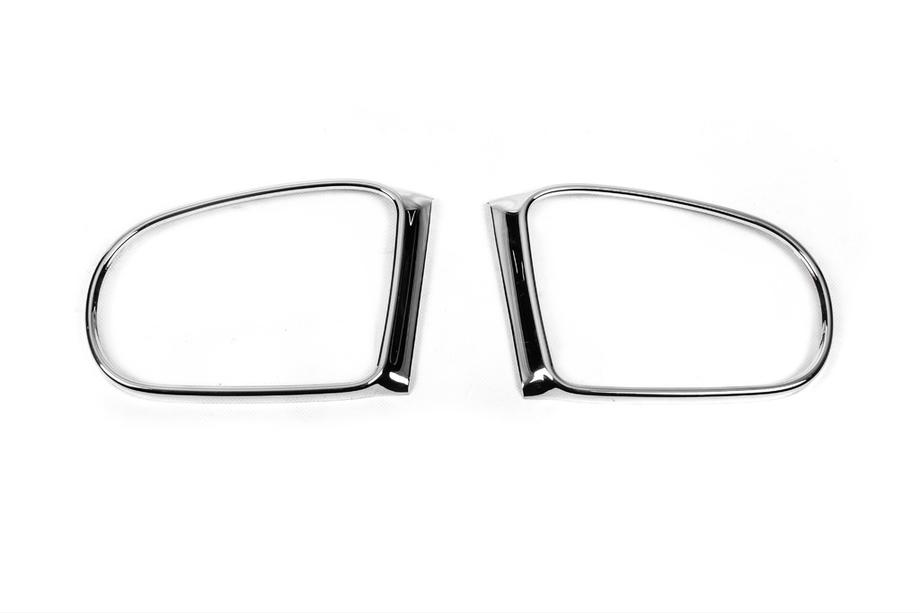 Mercedes ML W163 1997–2005 Chromen spiegelomlijstingen (2 stuks, kunststof) Image