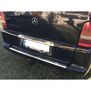 Achterbumper beschermlijst (Carmos V1, staal) foto 2