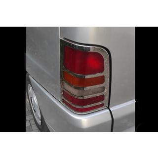 Achterlichtcovers (2 st., RVS) Mercedes Vito W638 1996–2003 foto 4