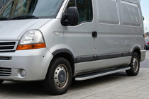 Nissan Interstar 2002–2010 Tayga side steps (2 stuks, aluminium) foto 1