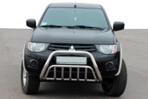 Mitsubishi L200 2006–2015 Bullbar (RVS) foto 1