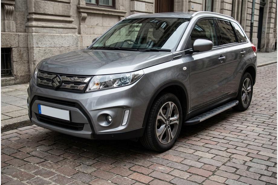 Suzuki Vitara 2015– Duru side steps (2 stuks, aluminium) Image