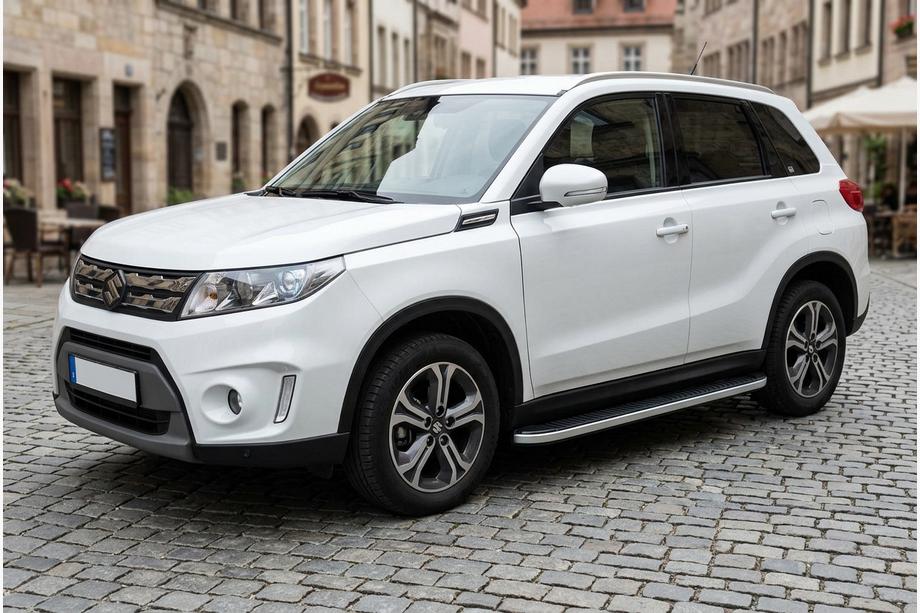Suzuki Vitara 2015– Side steps Tayga Grey (2 stuks, aluminium) Image